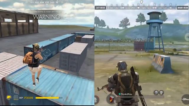 Rules of Survival vs Free Fire Mobile Battle Royale Comparison (iOS/Android) смотреть онлайн