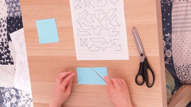 Как сделать свою самодельную головоломку из квадратика. Математика с ножницами смотреть онлайн