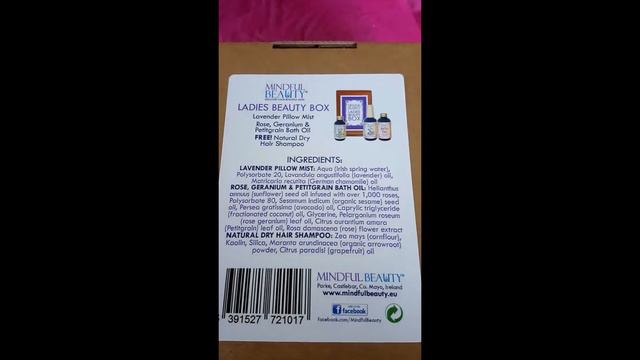 Mindful Beauty Ladies Gift Box - 19-99 Euros with FREE Dry Hair Shampoo смотреть онлайн