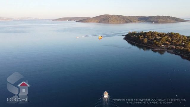 Аэросъемка в Турции - La Blanche Island Bodrum (Бодрум) смотреть онлайн
