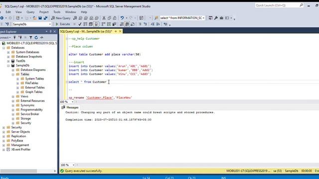 How to create Table,Alter Column in sql Through Queries смотреть онлайн