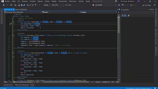 Funciones básicas en Visual Studio смотреть онлайн