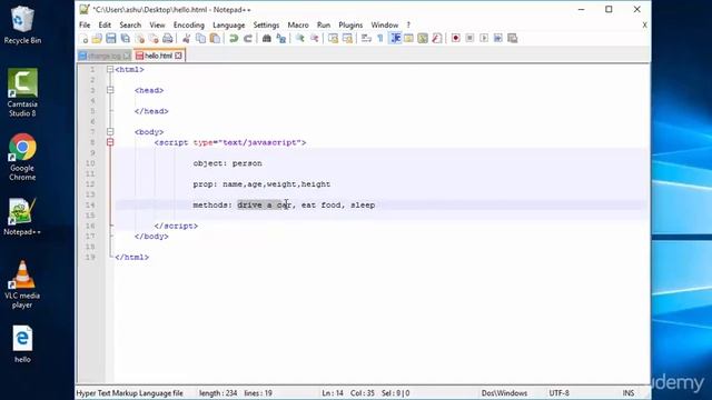 23. Using Objects | Javascript Beginners Tutorial смотреть онлайн
