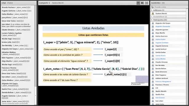 Python - Listas - Parte 3 - Listas Anidadas - Clase 12/05/2020 смотреть онлайн