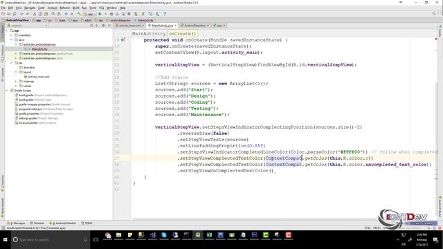 Android Studio Tutorial - Step View смотреть онлайн