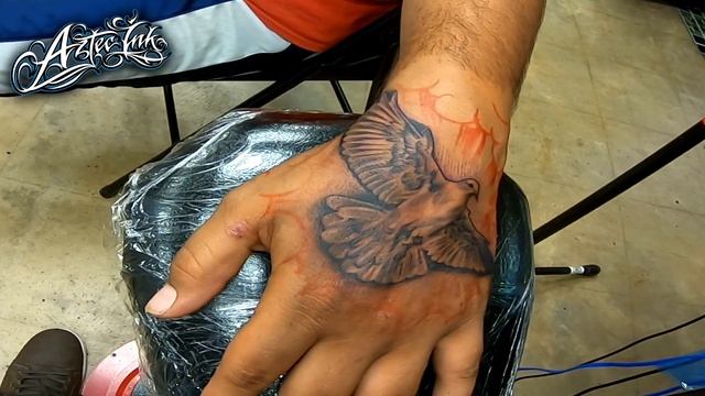 dove hand tattoo time lapse Xtasys смотреть онлайн