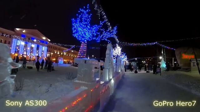 Sony  HDR-AS300 Vs GoPro Hero 7  Съемка днем и ночью!