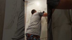 Сверление отверстия диаметром 6 мм в керамограните. более  5 мин.