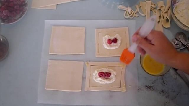 Слойки-Конвертики с Начинкой видео рецепт смотреть онлайн