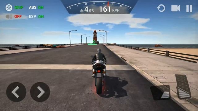 Ultimate Motorcycle Simulator #3 - Red Sportbike Upgraded - Android Gameplay FHD смотреть онлайн