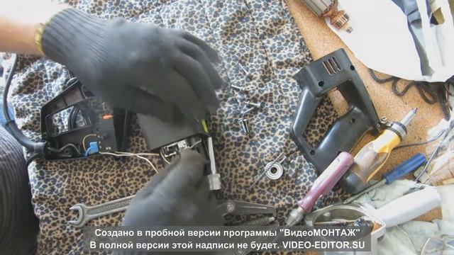 ремонт дрели ИЭ-1035.Э1У2 ростовского завода "Электроинструмент" смотреть онлайн