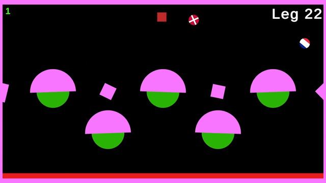 50 Countries Marble Race League Season 26 Day 9/10 Marble Race In Algodoo