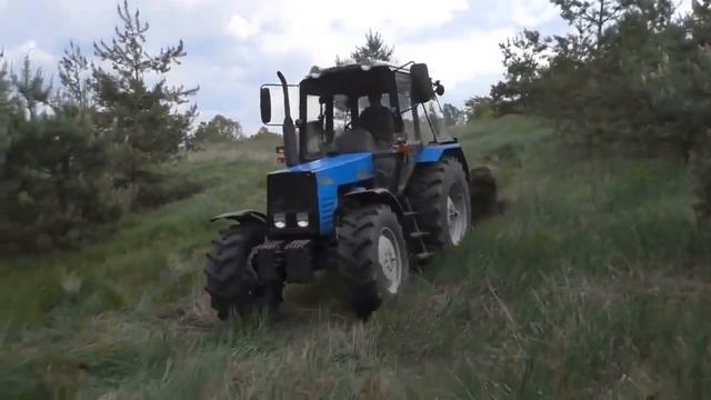 Плуг лесной дисковый ПД-0,7 (ПДП-1,2) Леспромресурс - видео в работе в лесу смотреть онлайн