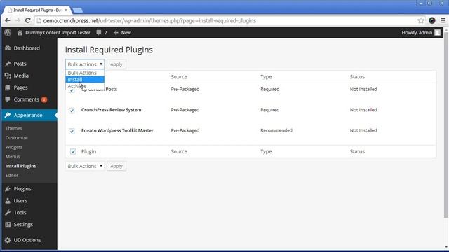 Ultimate Directory WordPress Theme Recomended Plugins Installation (Crunchpress) смотреть онлайн