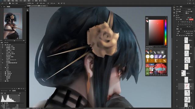 【photoshop Painting Process】Yor-spy X Family