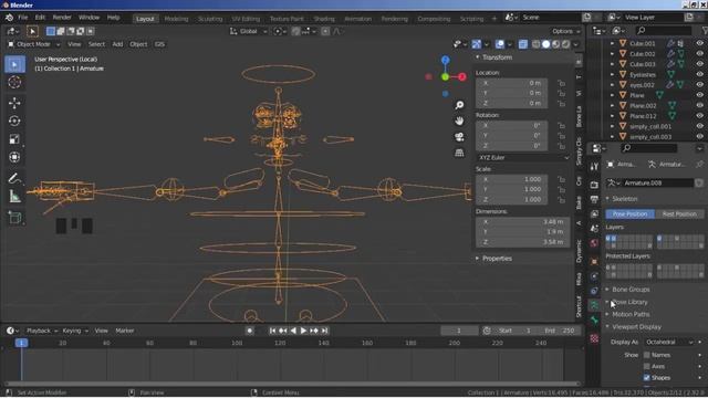 How to face rig mixamo in blender? смотреть онлайн