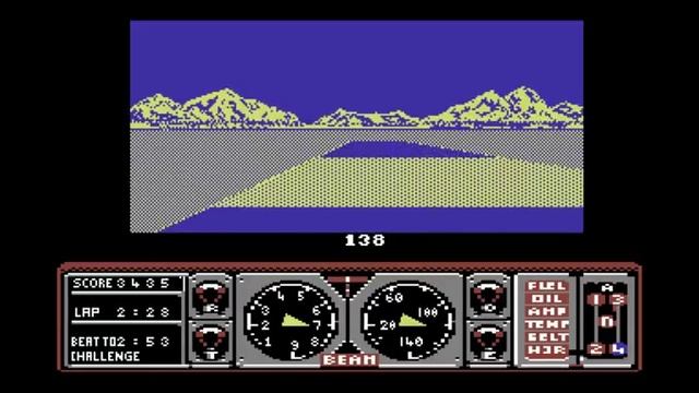 Obscure Game Theater - Hard Drivin' - C64 смотреть онлайн