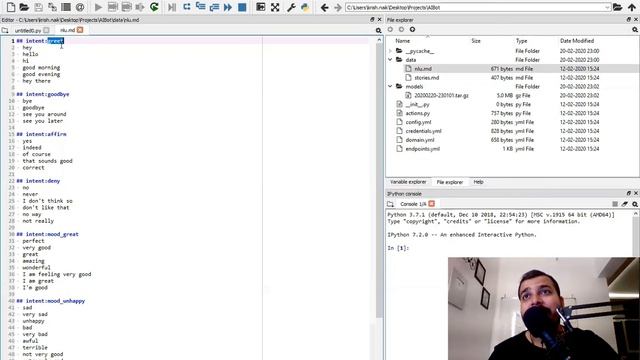 Create Basic Conversational AI Chatbot using RASA NLU смотреть онлайн