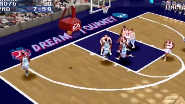 NCAA March Madness 2001 82 North Carolina vs 76 Indiana Dream Tourney Gameplay смотреть онлайн