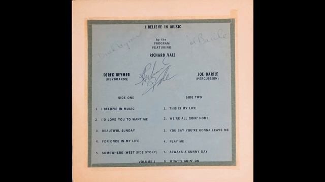 What's Going On/Mercy Mercy Me - Richard Vale & The Program смотреть онлайн