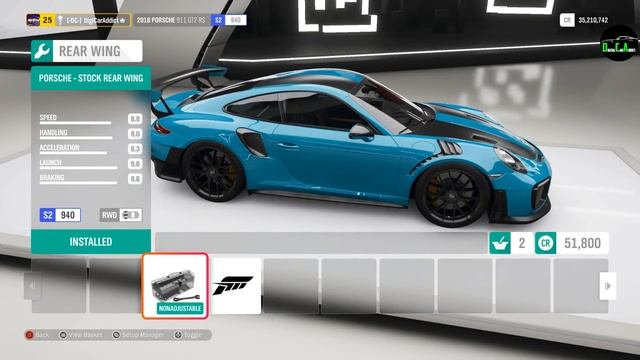 Forza Horizon 4 - 18' Porsche 911 GT2 RS - Customization, Top Speed, Review