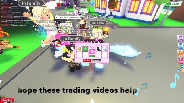 What People Trade for GOLDEN EGG in Roblox Adopt Me! смотреть онлайн
