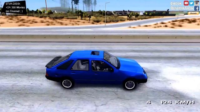 Ford Sierra 1 6 GL Updated - GTA MOD _REVIEW смотреть онлайн