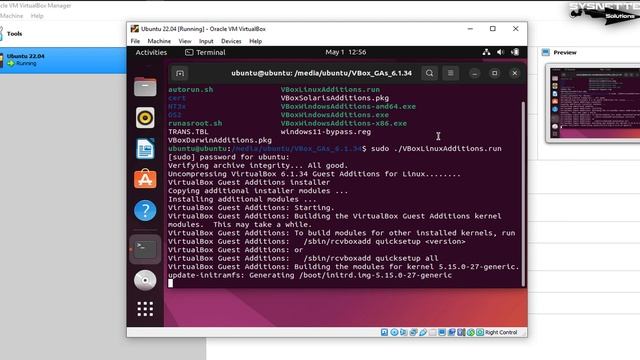 How to Install Ubuntu 22.04 on VirtualBox 6.1 | SYSNETTECH Solutions смотреть онлайн