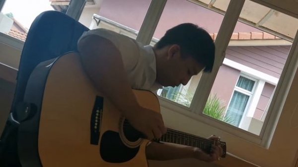 Moonlight sonata on one guitar arranged by Marcin #guitarsolo #guitarcover #marcin #marcinpatrzale