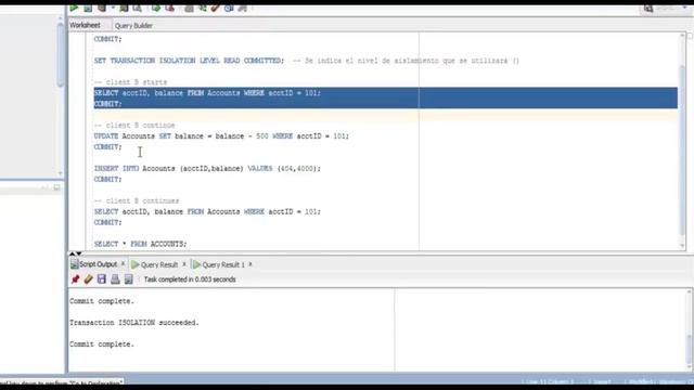 Read-Only en Oracle смотреть онлайн