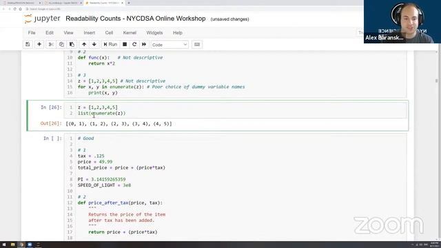 NYCDSA Webinar | Readability Counts: Best Practices in Python Coding смотреть онлайн