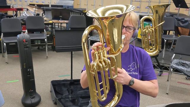 How to Play Happy Birthday Harmony Part on the Baritone /Euphonium смотреть онлайн