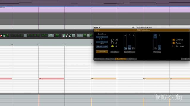 MIDI Ex Machina - MIDI generator script for REAPER by RobU23 смотреть онлайн