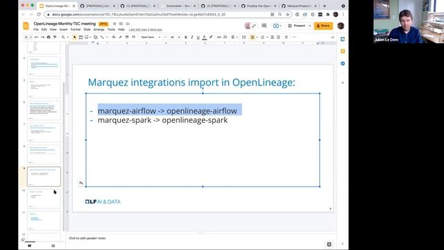 OpenLineage Community Meeting | July 14, 2021 смотреть онлайн