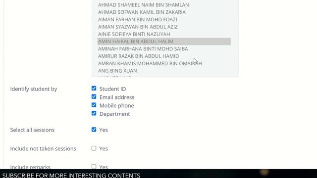 How to download Attendance Report In the Moodle Platform смотреть онлайн