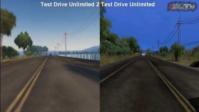Test Drive Unlimited vs Test Drive Unlimited 2 - Quick Oahu Comparison смотреть онлайн