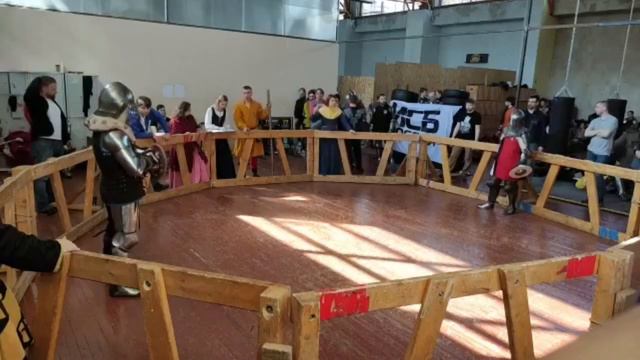 ИСБ турнир "En Garde!". Женщины. Баклер меч. Москва. бой 9. Митлянская VS Обрядчикова. смотреть онлайн