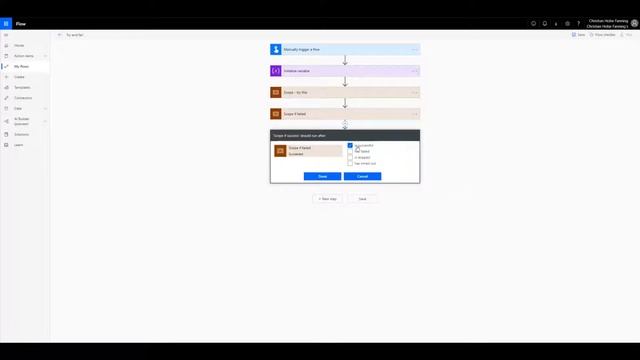 Error handling in MS Flow with try-catch смотреть онлайн