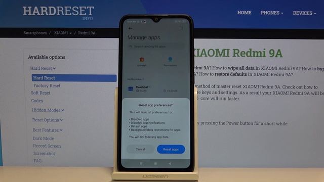 How to Restore App Preferences in Xiaomi Redmi 9A – Restore App Settings смотреть онлайн