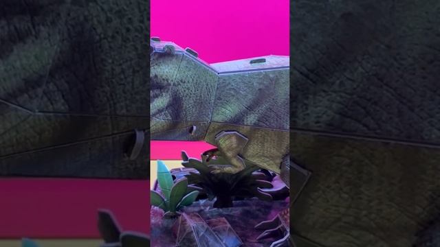 3D Puzzle cubicfun Tyrannosaurus Rex instruction #shorts смотреть онлайн