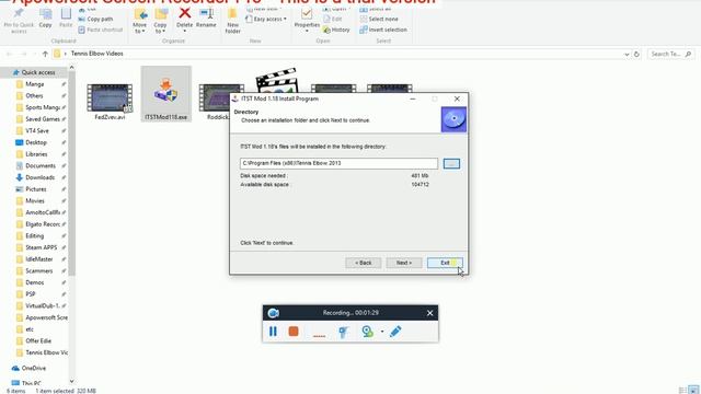 Tennis Elbow ITST 1.18 Installation Guide смотреть онлайн