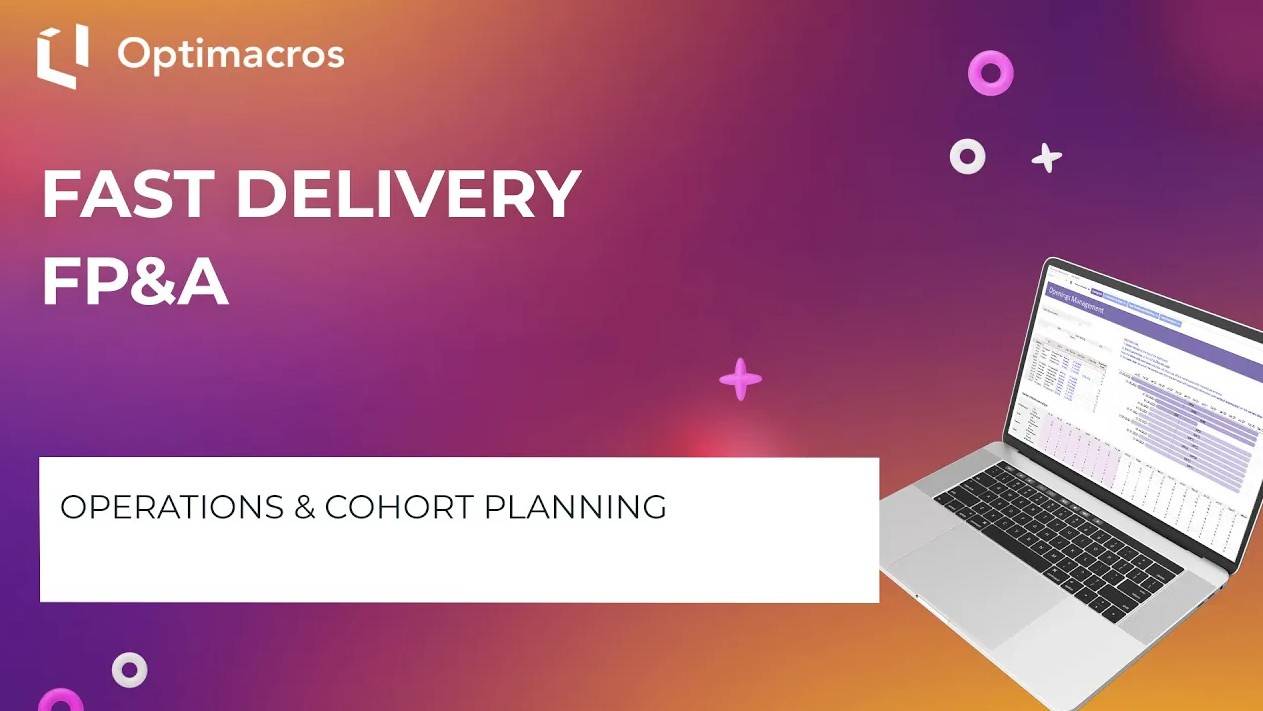 FAST DELIVERY FP&A: OPERATIONS & COHORT PLANNING DEMO смотреть онлайн