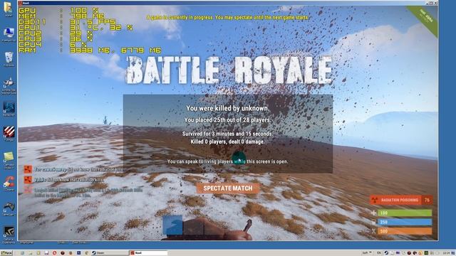 Тест Rust запуск на слабом ПК (4 ядра, 4 ОЗУ, GeForce GTX 550 Ti 1 Гб) смотреть онлайн