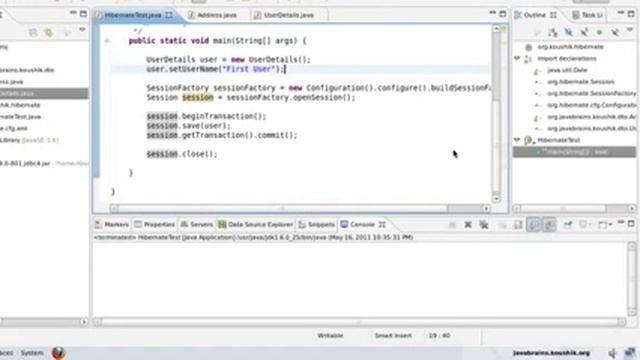 Hibernate Tutorial 10 Saving Collections смотреть онлайн
