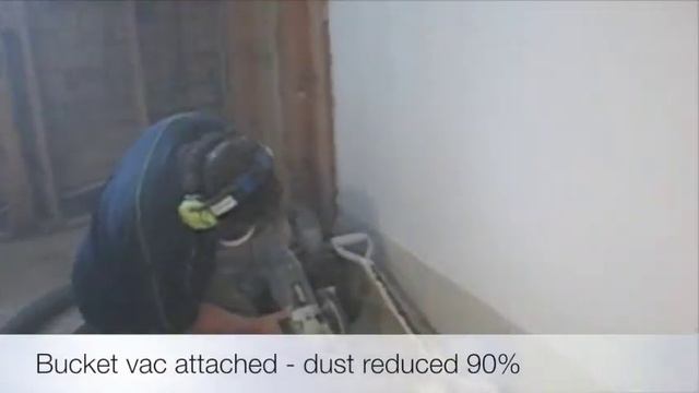 Concrete Cutting Dust Bucket Vacuum смотреть онлайн
