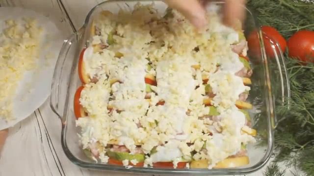 Два рецепта запеканок с овощами и мясом для летнего обеда или ужина. смотреть онлайн