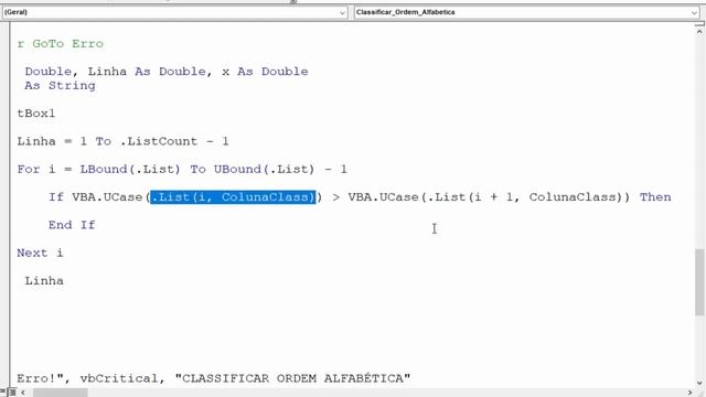 Classificar Listbox VBA em Ordem Alfabética смотреть онлайн