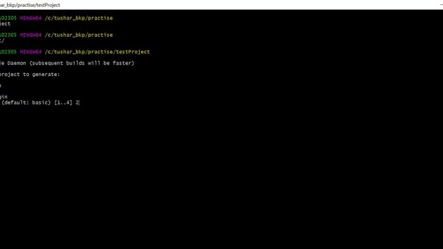 Gradle project creation смотреть онлайн