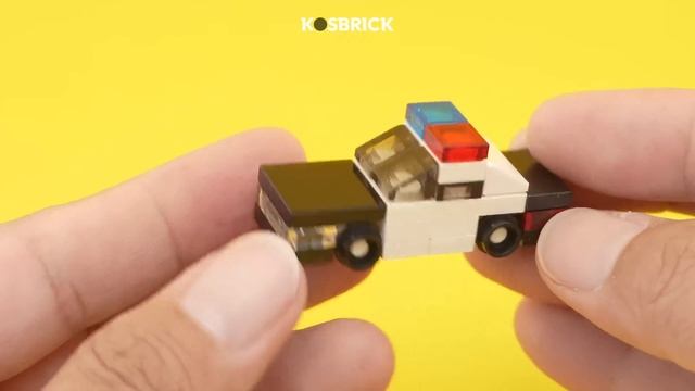 Lego Micro Police Car Mini Vehicles (Tutorial) смотреть онлайн