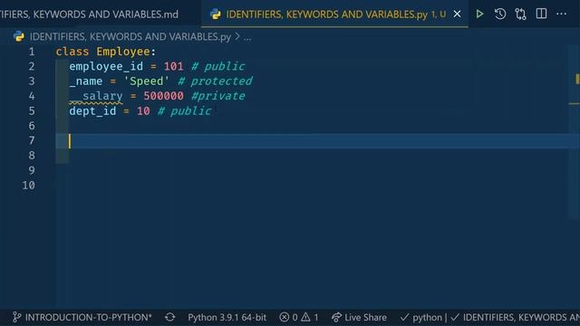 IDENTIFIERS, KEYWORDS AND VARIABLE | 2021 | CRASH COURSE | PYTHON PROGRAMMING смотреть онлайн